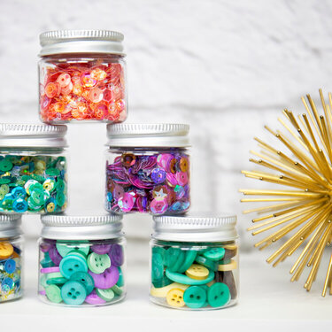 Sequin and Button Storage with Tim Holtz