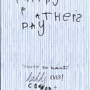 Father&#039;s Day Card - Dad (inside)