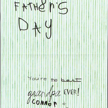 Father&#039;s Day Card - Grandpa (inside)
