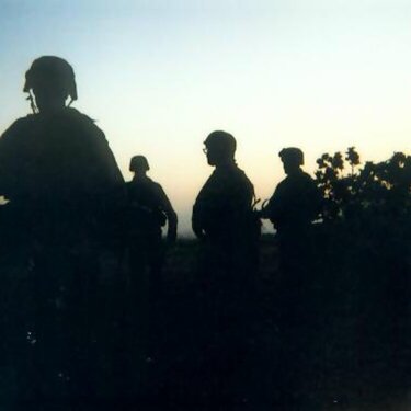 Soldiers at Sunset