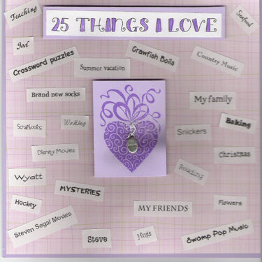 25 things I Love