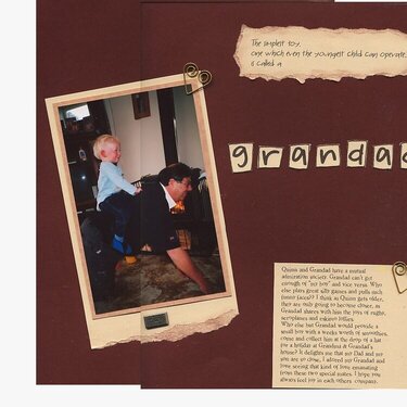 Simplest toy...Grandad