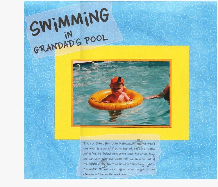 Swimming in Grandad&#039;s Pool