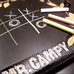 Mr. Campy's Outside Cover (Chalkboard Surface Detail)