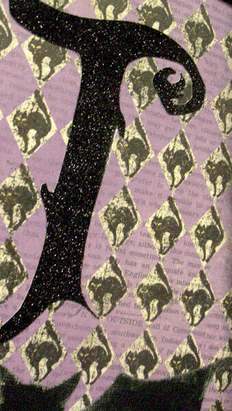 Batty For You Reversible Halloween Banner *Close up 2