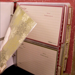 Recipe Book Page Protectors for Cards and Dividers
