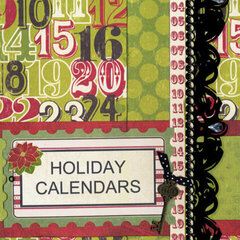 New Holiday Organizer - Holiday Calendars Section Page