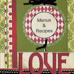 New Holiday Organizer - Menus and Recipes Section Page