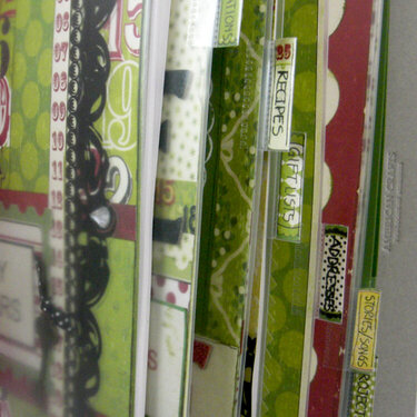 New Holiday Organizer - Section Dividers