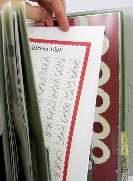 New Holiday Organizer - Inside List Page