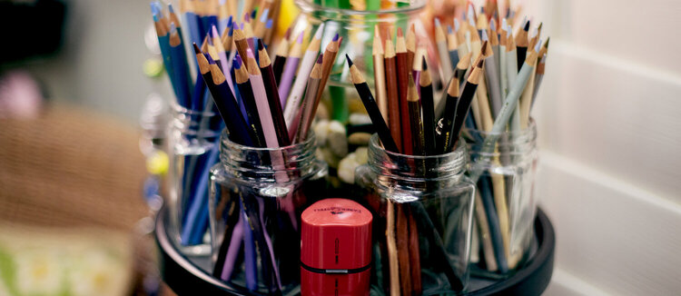 Studio - Colored Pencil Organization and Storage