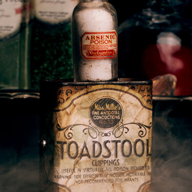 DIY Harry Potter Potions for Halloween: Toadstool/Arsenic