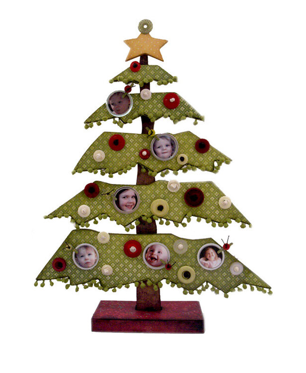 Altered Wooden Christmas Tree