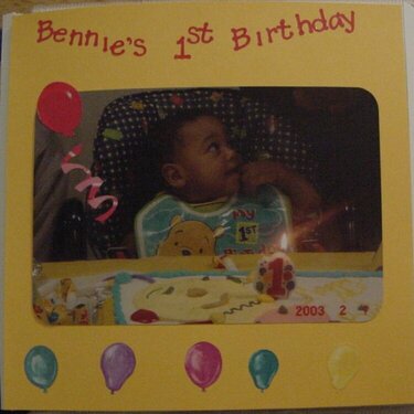 Bennie&#039;s First Birthday