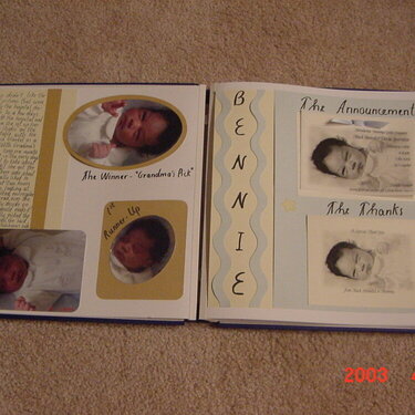 My Very First Scrap Book Pages