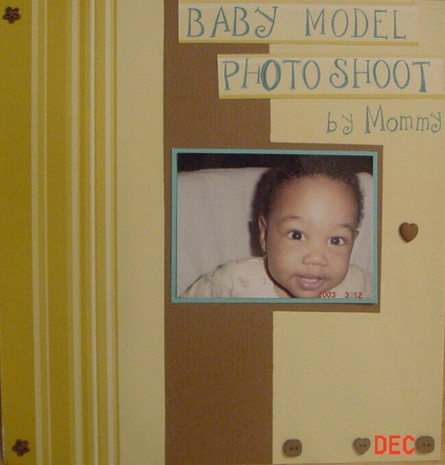Baby Model Photo Shoot