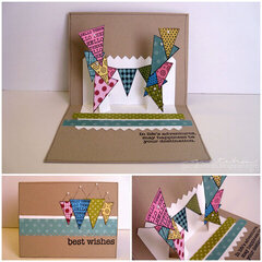 best wishes pop-up card