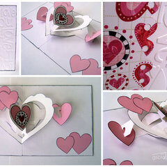 I love you card (Sizzix pop-up)