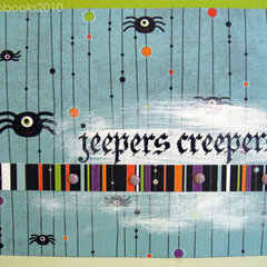 jeepers creepers Halloween card (pop-up)