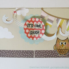 Owl's it going? Pop-Up card (inside)