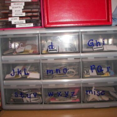 alphabet storage