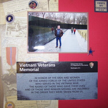 Father and Son Trip - Vietnam Veterans Memoria