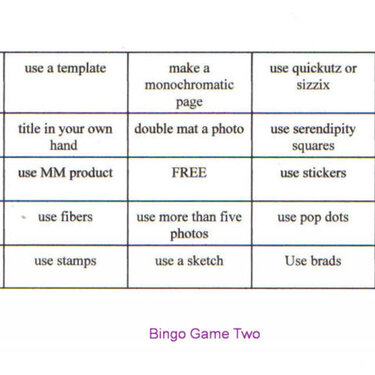 Bingo - Game Two