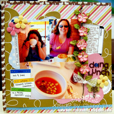 Doing Lunch on a Friday Afternoon  **My Scrapbook Nook**