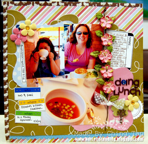 Doing Lunch on a Friday Afternoon  **My Scrapbook Nook**