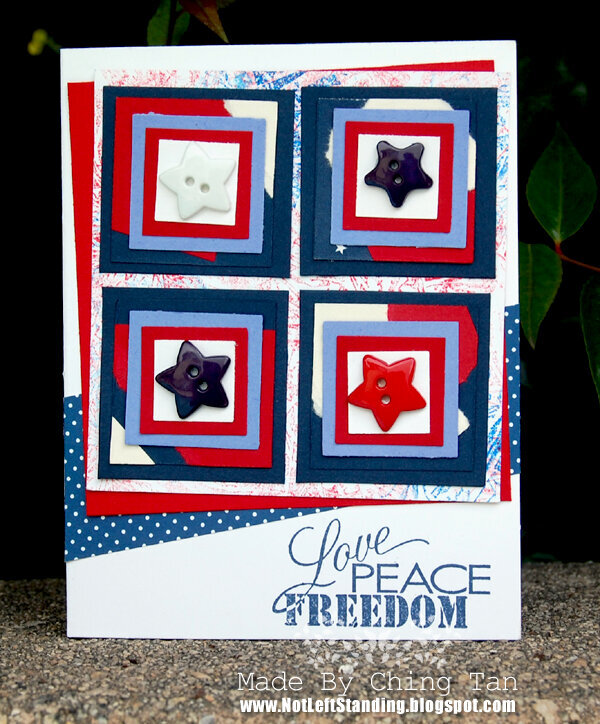 Love Peace Freedom Serendipity Squares