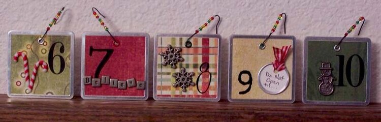 Advent Calendar Clock-Tags 2