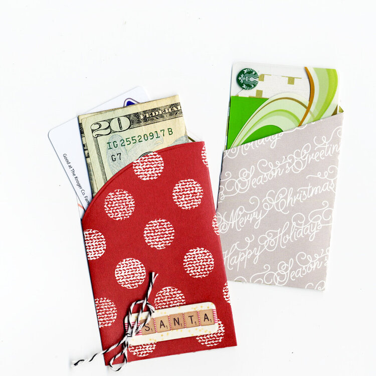Gift Card and Money Holders...