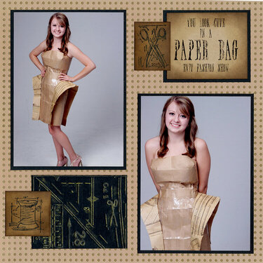 Paper Bag Dress