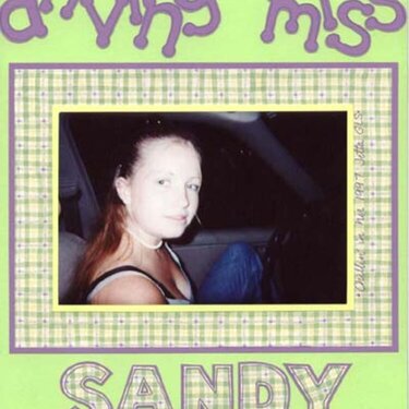 Driving Miss Sandy