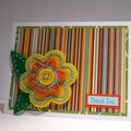 Embroidered Felt Flower cards