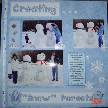 Creating Snow Parents