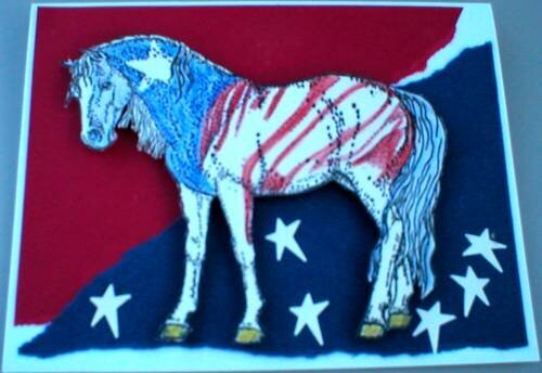 All American Horse Card