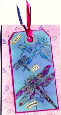 Dragonfly tag card