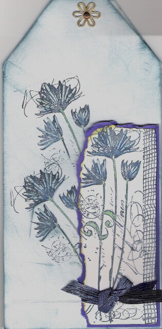 Flowers In Blue Tag Book