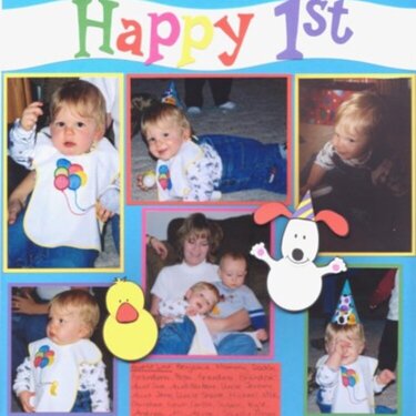 First Birthday page 1