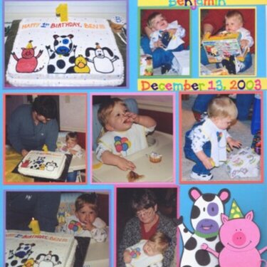 First Birthday page 3