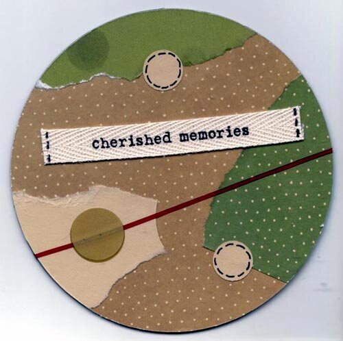 Cherished Memories altered cd
