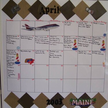 Maine Trip April 2003