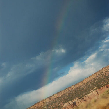 Rainbow in Utah