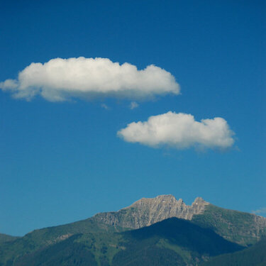 Cloud on Mountain