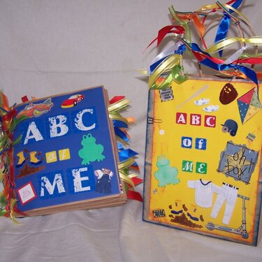 Little Boy ABC&#039;s Paper Bag Album