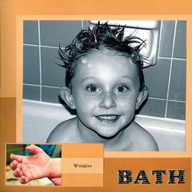 &gt;&gt;Bath&lt;&lt; - Simple Scrapbooks Color Issue