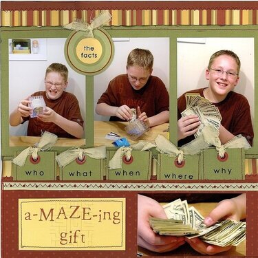 &gt;&gt;A-MAZE-ing Gift&lt;&lt; As seen in the Chatterbox W2W idea book
