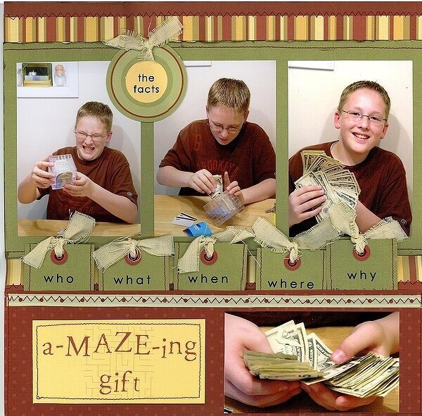 &gt;&gt;A-MAZE-ing Gift&lt;&lt; As seen in the Chatterbox W2W idea book