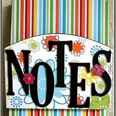 &gt;&gt;Altered Note Holder&lt;&lt;